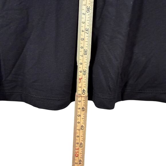 Boden Black Long Sleeve Dress | Deep V-Neck Ruched Waist Midi | Size 16/18R NWT - Picture 12 of 12